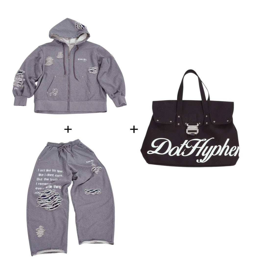 SET SPECIAL PRICE!!! (Bag+hoodie&pants)