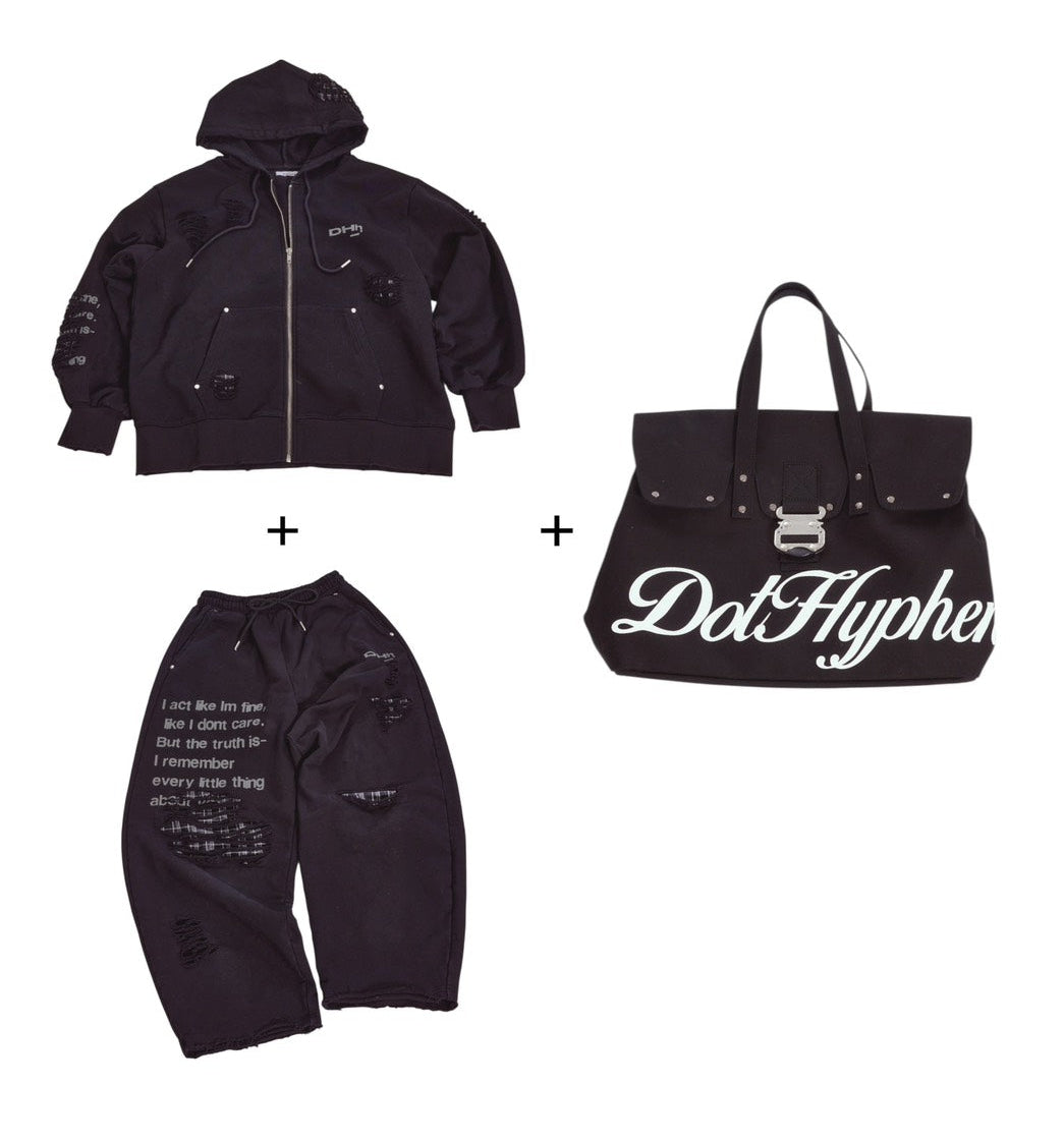 SET SPECIAL PRICE!!! (Bag+hoodie&pants)