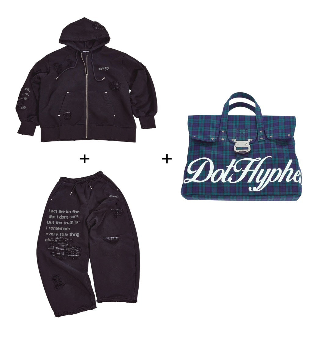 SET SPECIAL PRICE!!! (Bag+hoodie&pants)